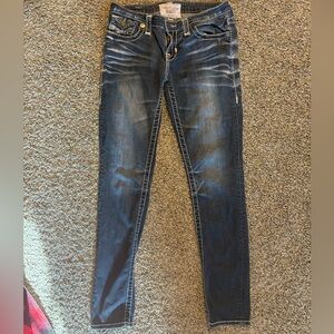 Big Star Jenae skinny jeans size 30 Long thick stitch women’s